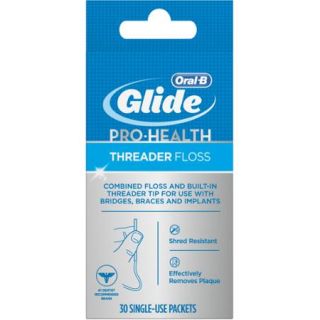Oral B Glide Pro Health Threader Floss, 30 count