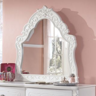 Signature Design by Ashley Exquisite Crowned Top Dresser Mirror