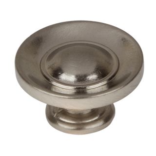 GlideRite 1 inch Satin Nickel Small Round Ring Button Cabinet Knobs