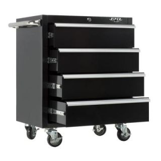 Viper Tool Storage 26 in. 4 Drawer Cabinet in Black V2604BL