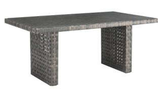 Zuo Vive Pinery All Weather Wicker Dining Table   Patio Dining Tables