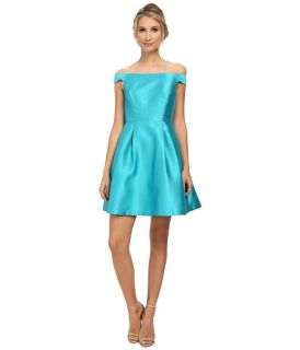 Adrianna Papell Off Shoulder Mikado Party Dress