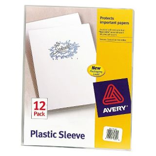Polypropylene Plastic Sleeves, Letter, 12/Pack