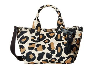 Marc by Marc Jacobs Leopard Embellished Canvas Small Tote