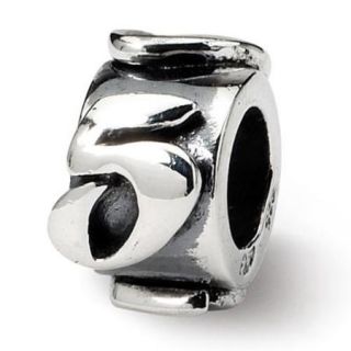 Sterling Silver Reflections Number 5 Message Bead