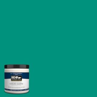 BEHR Premium Plus 8 oz. #S G 480 Aqua Waters Interior/Exterior Paint Sample S G 480PP