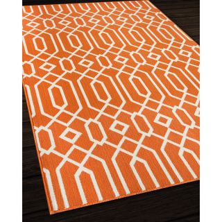 Indoor/ Outdoor Orange Links Rug (67 x 96)   15430003  