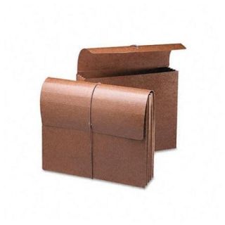 Smead 71353 Leather like Expanding Wallets With Elastic Cord   9.50" X 11.75"   3.50" Expansion   1 Each