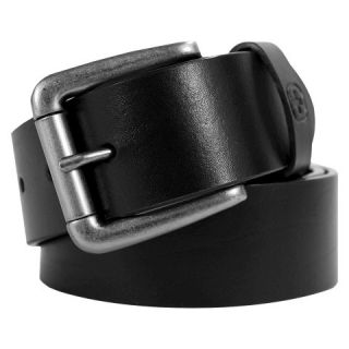 Swiss Gear   Mens Distressed Leather Belt Black