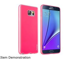 Insten Hot Pink Plain TPU [ Ultra Thin ] Jelly Soft Slim Case For Samsung Galaxy Note 5 2138517