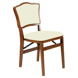 Stakmore French Folding Chair   Set of 2   Dining Chairs