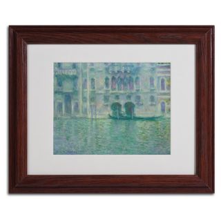 Palazzo da Mula Venice by Claude Monet Matted Framed Painting Print