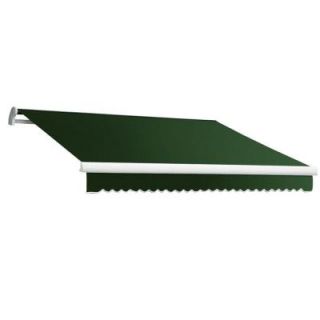 Beauty Mark 16 ft. MAUI EX Model Right Motor Retractable Awning (120 in. Projection) in Forest Green MTR16 EX F