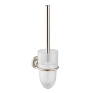 Hansgrohe Axor Citterio Wall Mounted Toilet Brush and Holder in Brushed Nickel 41735820
