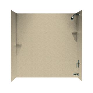 Swanstone Solid Surface Bathtub Wall Surround (Common 48 in x 72 in; Actual 60 in x 48 in x 72 in)