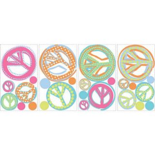 RoomMates Peace Signs Wall Decals