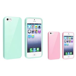 INSTEN 2 piece set TPU Phone Case for Apple iPhone 5/ 5S/ 5C/ SE