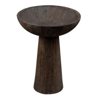 Driftwood Finish Forest Birdbath 50018DW