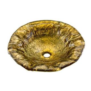 JSG Oceana Brianna Art Vessel Sink in 24K Gold DISCONTINUED 005 013 400