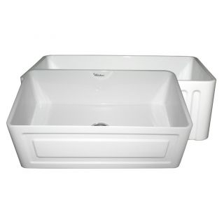 Reversible 30 x 18 Fireclay Kitchen Sink by Whitehaus Collection