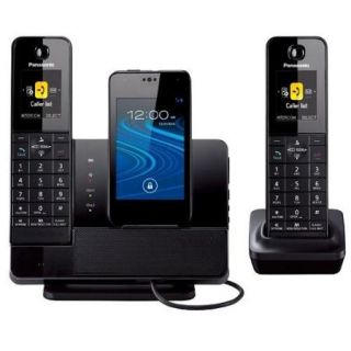 Panasonic KX PRD262B Link2Cell Digital Phone w/ Answering Machine & 2 Handsets