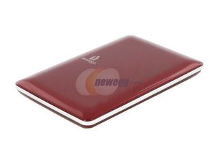iomega eGo Portable 500GB USB 2.0 2.5" External Hard Drive w/Protection Suite 34619 Ruby Red
