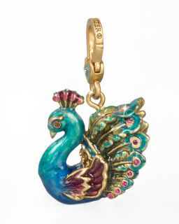 Jay Strongwater Peacock Charm