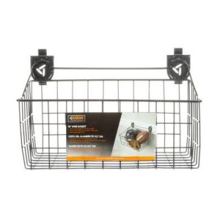 Gladiator 18 in. W x 12 in. D Ventilated Wire Basket Garage Storage for GearTrack or GearWall GAWA18BKRH