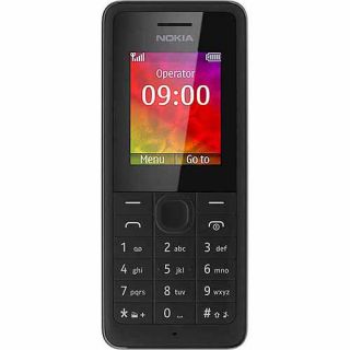 Nokia 106 Cellphone (Unlocked), Black