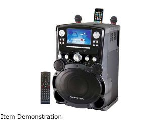 Karaoke Usa GP975 Professional DVD/CDG/G Karaoke Player with 7" Color TFT Display and Record Function