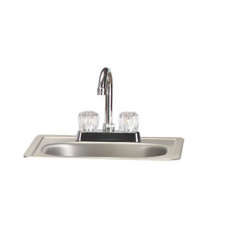 Bull Outdoor Stainless Steel Sink with Faucet