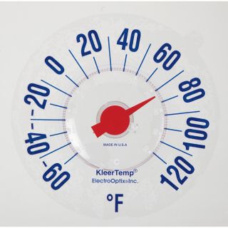 Electrostatic Cling Outdoor Window Thermometer
