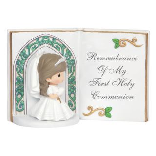 Remembrance of My First Holy Communion Bible Figurine
