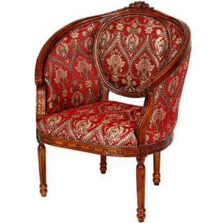 Oriental Furniture Queen Anne Wing Chair