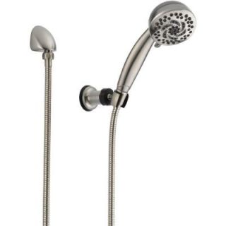 Delta 5 Spray 2.5 GPM Fixed Wall Mount Hand Shower in Stainless 55435 SS PK