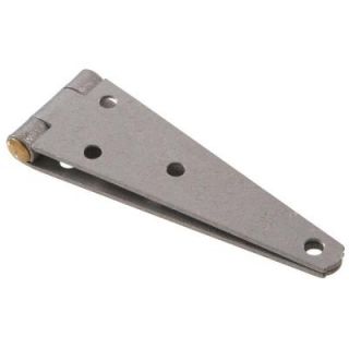The Hillman Group 4 in. Heavy Strap Hinge in Galvanized (5 Pack) 852559.0