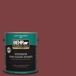 BEHR Premium Plus Home Decorators Collection 1 gal. #HDC CL 11 January Garnet Semi Gloss Enamel Exterior Paint 534001