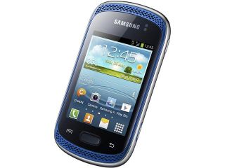 Samsung Galaxy Music Duos S6012 4 GB, 512 MB RAM Blue Unlocked Dual SIM Cell Phone 3.0"