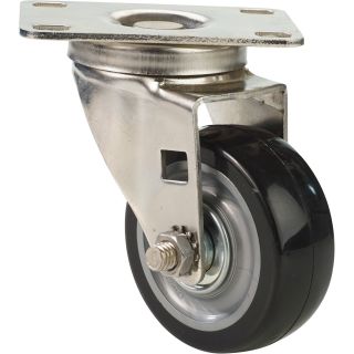 Fairbanks Swivel Stainless Steel Caster — 3in., Model# 14033044  Up to 299 Lbs.