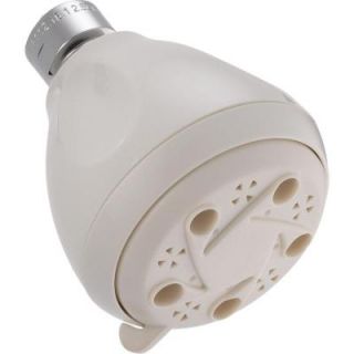 Delta 3 Spray Showerhead in White and Chrome 52675 WH PK