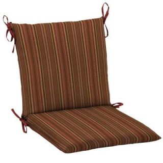 Hampton Bay Chili Stitch Stripe Mid Back Outdoor Chair Cushion JC21552B 9D1
