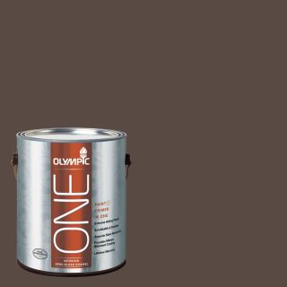 Olympic ONE Sarsaparilla Semi Gloss Latex Interior Paint and Primer In One (Actual Net Contents 114 fl oz)