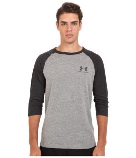 Under Armour UA Tri Blend 3/4 Sleeve Tee Greyhound Heather/Asphalt Heather/Stealth Gray