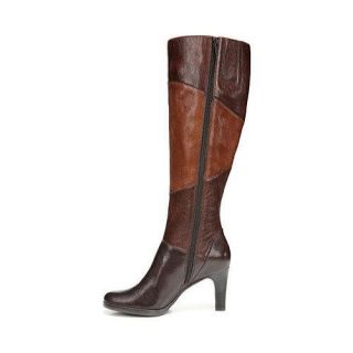 Womens Naturalizer Analise Boot Brown/Banana Giglio Leather
