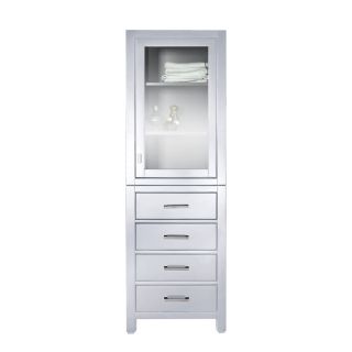 Avanity Modero 24 in W x 71 in H x 20 in D White Poplar Freestanding Linen Cabinet