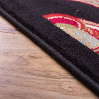 Wallaby Paisley Park Black Area Rug by Well Woven