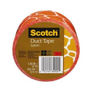 Scotch 1.88 in. x 10 yds. Giraffe Duct Tape DISCONTINUED 910 GFE C