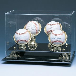 Four Baseball Gold Gloves and Risers