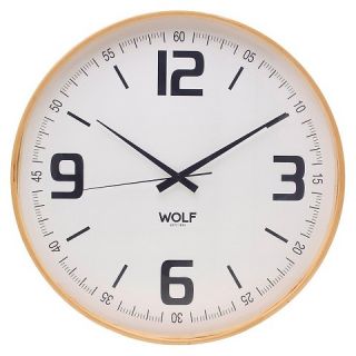 WOLF Modern Round Wall Clock   White (21)
