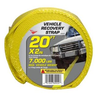 Keeper 20' x 2" x 7000 lbs. Vehicle Recovery Strap 89924